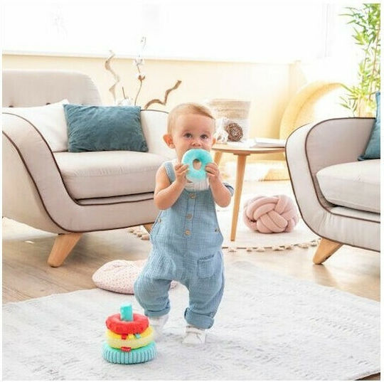 Sophie La Girafe Παιχνίδι Στοίβαξης Πυραμίδα Σόφι από Ύφασμα με Ήχους για 6+ Μηνών