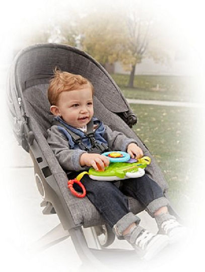 Fisher Price Steering Wheel Rollin' & Strollin' Dashboard with Music for 0++ Months