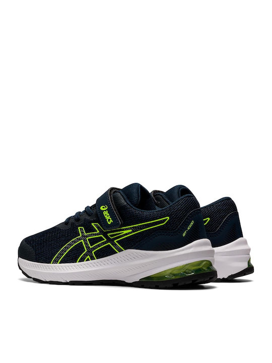 GT-1000 11 PS Kids Sports Shoes Running with Hoop & Loop Closure Blue