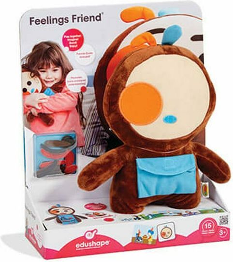 Edushape Βρεφικό Παιχνίδι Κούκλα Συναισθημάτων Feelings Friend από Ύφασμα με Ήχους για 36+ Μηνών