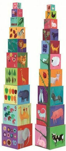 Djeco Stapelspielzeug Nature and Animals für 12++ Monate