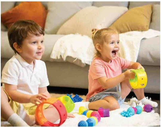 Lalaboom Stacking Toy Rainbow & Beads for 18++ Months