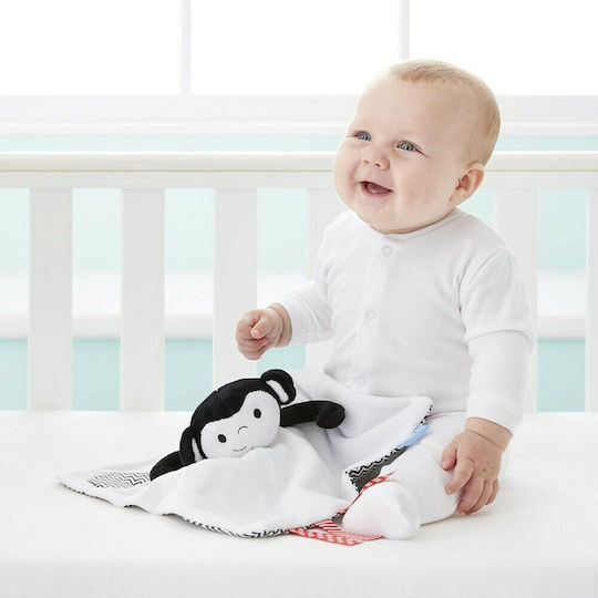 Tommee Tippee Бебешко Кърпиче Marco Monkey Soft Comforter Toy Бяло