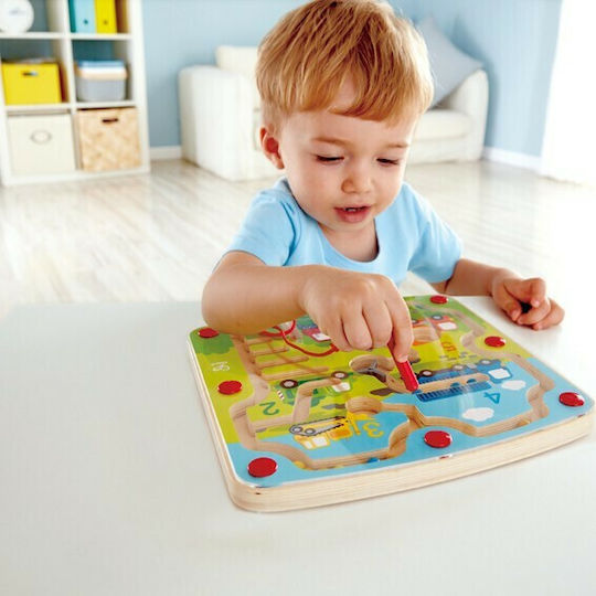 Hape Maze Construction & Number Maze made of Wood with Music for 24++ Months