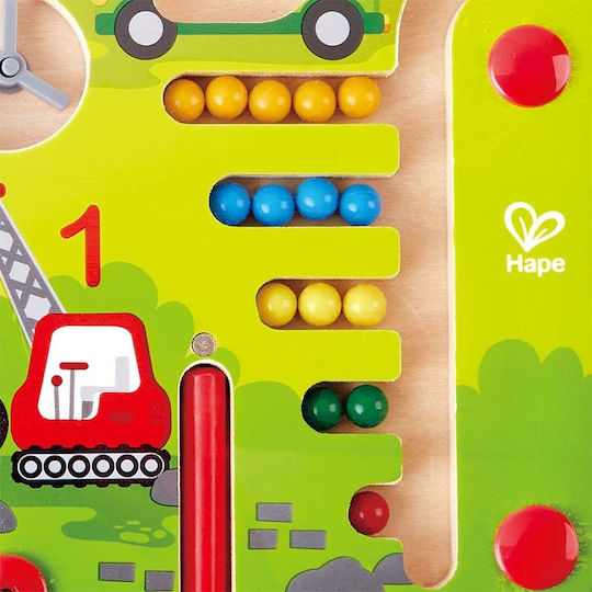 Hape Maze Construction & Number Maze made of Wood with Music for 24++ Months