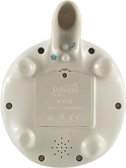Pabobo Baby Schlaftröster Turtle Projector mit Musik für Neugeborene