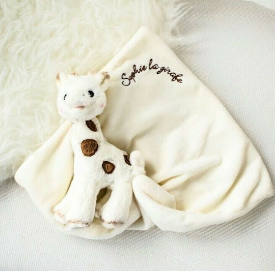 Sophie La Girafe Baby Comforter Sophie Cherie Comforter White