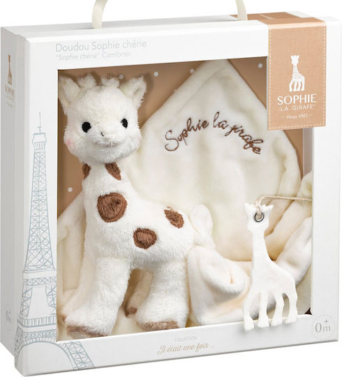 Sophie La Girafe Baby Comforter Sophie Cherie Comforter White