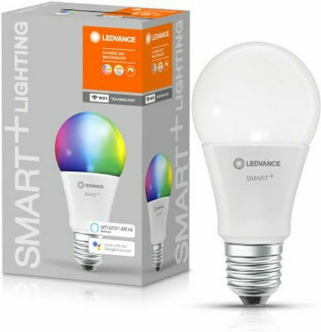 Ledvance Smart Lampe LED 9W für Fassung E27 und Form A60 RGBW 806lm Dimmbar