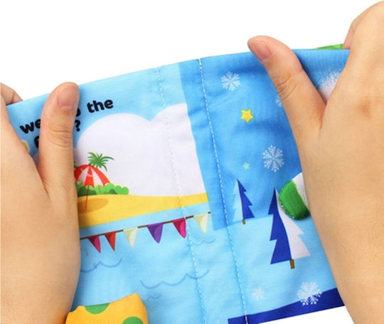 Jollybaby Activity Book made of Fabric with Sounds for 0++ Months Junior Driver