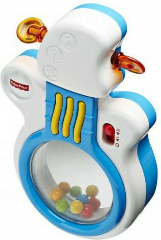 Fisher Price Instrument Muzical Rock 'n Roll Guitar cu muzică pentru 3++ Luni