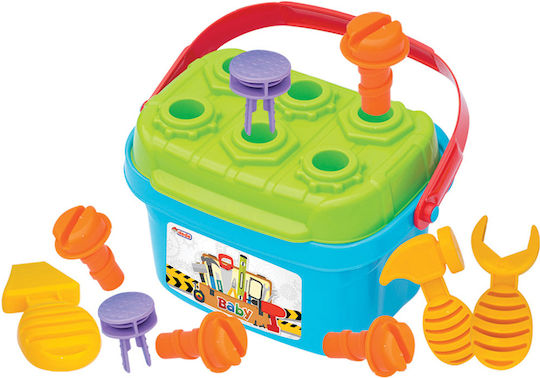 Dede Jucărie cu Ciocan Repair Set Find-Plug Bucket pentru 12++ Luni