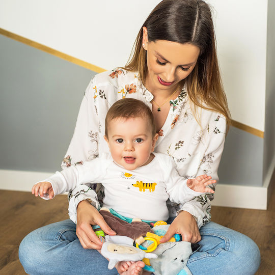 Babyono Șervețel Pentru Bebeluş Poniță Gri