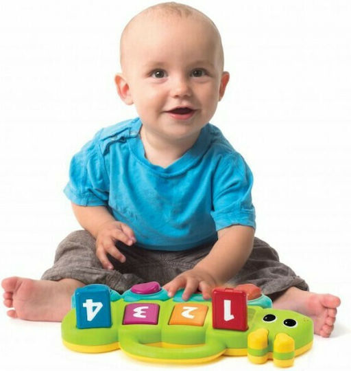 Infantino Animal Caterpillar with Keys with Light and Sounds for 3++ Months