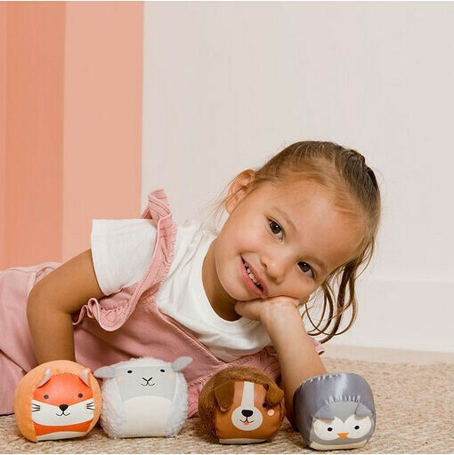 Baby to Love Μπάλα Dooballs Set από Ύφασμα για Νεογέννητα