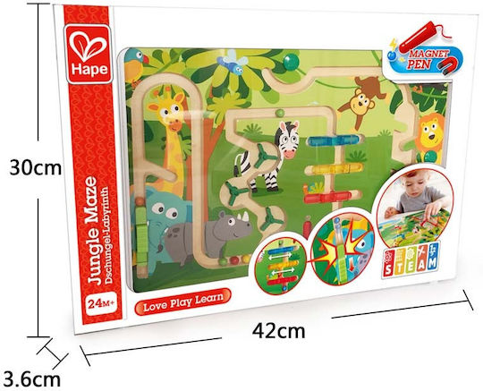 Hape Maze Jungle Maze made of Wood for 24++ Months