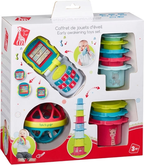 Sophie La Girafe Roll & Crawling Toys Learn the basics with Sophie with Music for 3++ Months