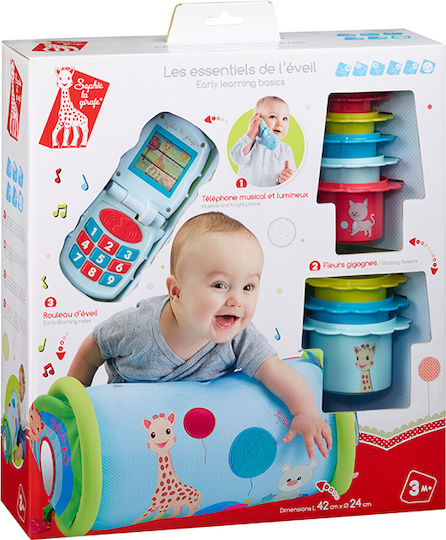 Sophie La Girafe Roll & Crawling Toys Learn the basics with Sophie with Music for 3++ Months
