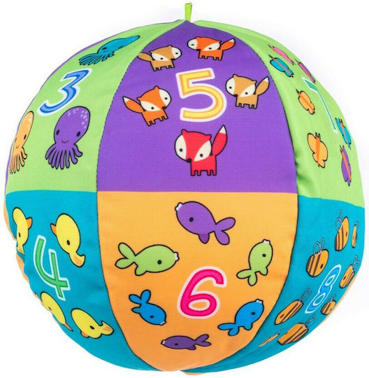 Cangaroo Ball Soft Ball Two Sides made of Fabric with Sounds for 0++ Months