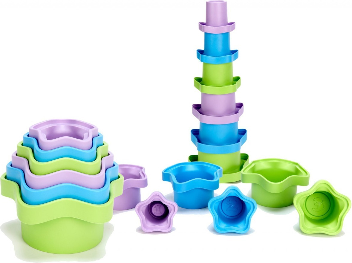 Green Toys: Stacking Cups (STCA-8586)
