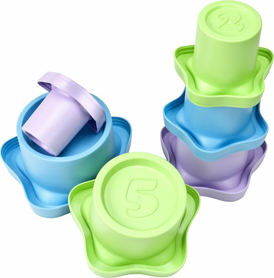 Green Toys Παιχνίδι Στοίβαξης Stacking Cups για 6+ Μηνών