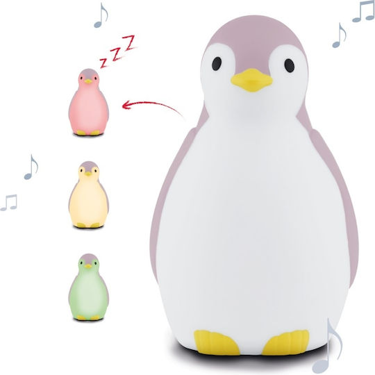 Zazu Sleep Toy Pam The Penguin with Lights for 0++ Months
