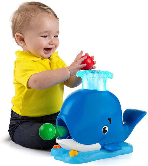 Bright Starts Tierchen Silly Spout Whale Popper mit Musik, Licht und Geräuschen für 6++ Monate