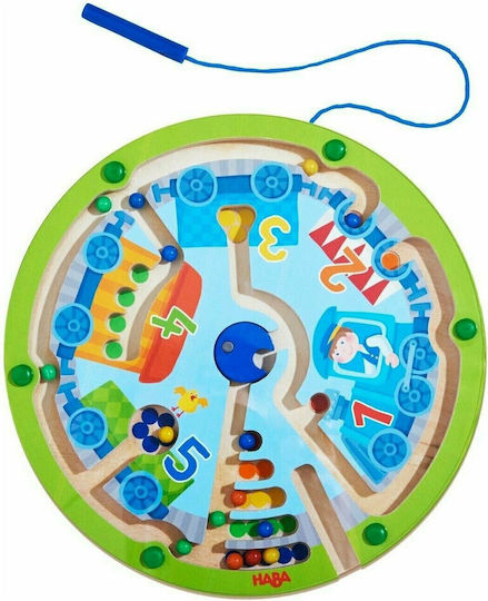 Haba Labyrinth Magnetic Game Neato Number Train aus Holz für 24++ Monate