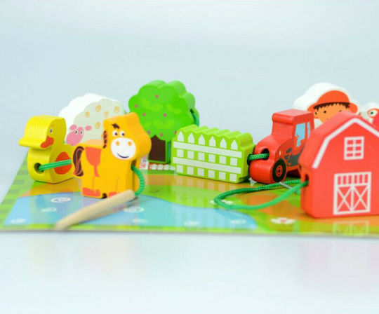 Jumini Baby Toy Farm Game made of Wood for 12++ Months