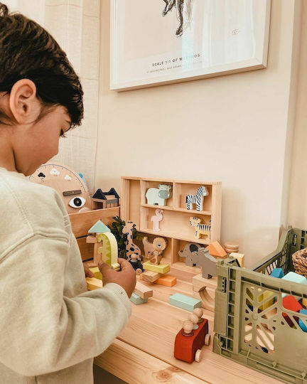 Jabadabado Ζωάκι Shelfs with Safari Animals από Ξύλο για 24+ Μηνών