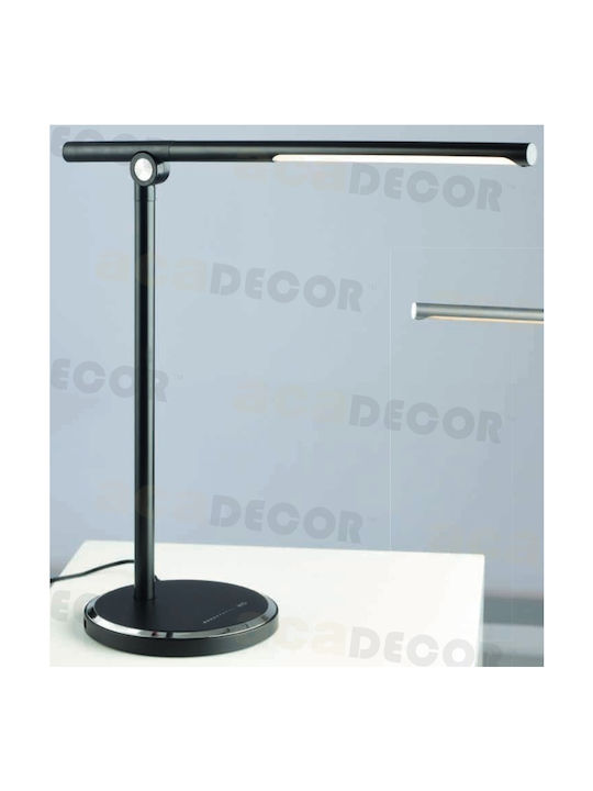 Aca Degas LED Office Lamp Foldable in Black Color