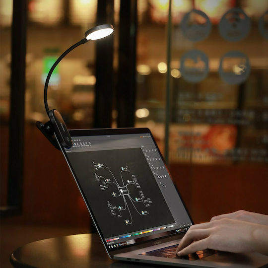 Baseus Book Light LED with Clip Black