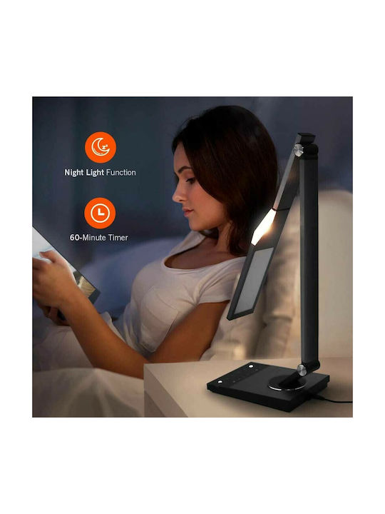 TaoTronics LED Office Lamp Foldable in Gray Color