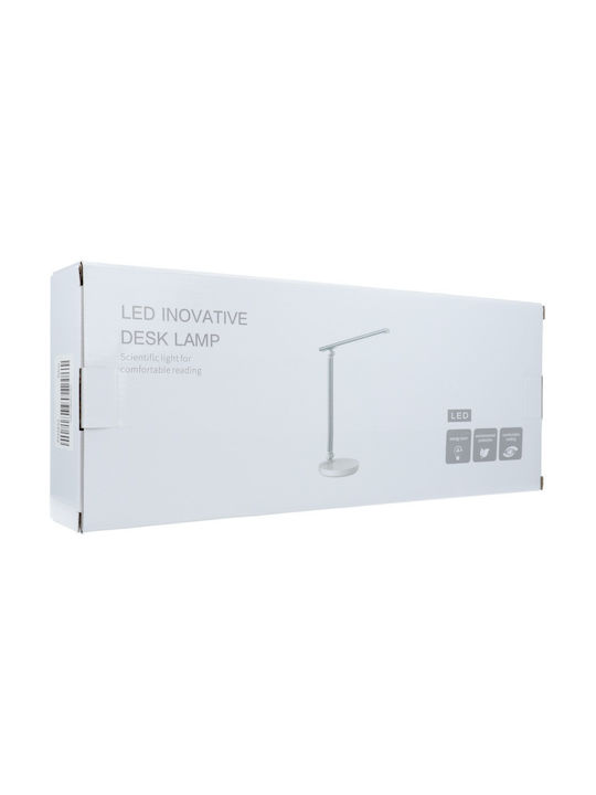PH3833 LED Lumină de Birou Incarcator wireless USB în Culoarea Argintiu
