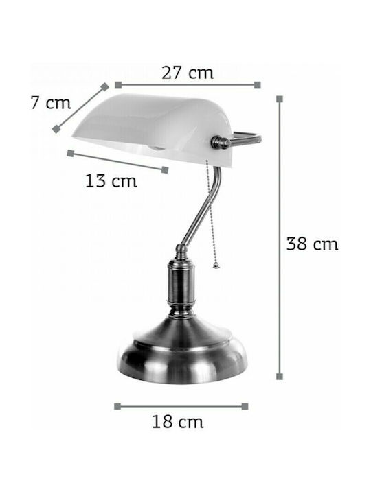 Inlight 3431 Office Lamp for Socket E27 in White Color