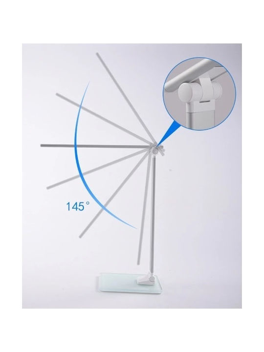 Atman LED Office Lamp Foldable in White Color