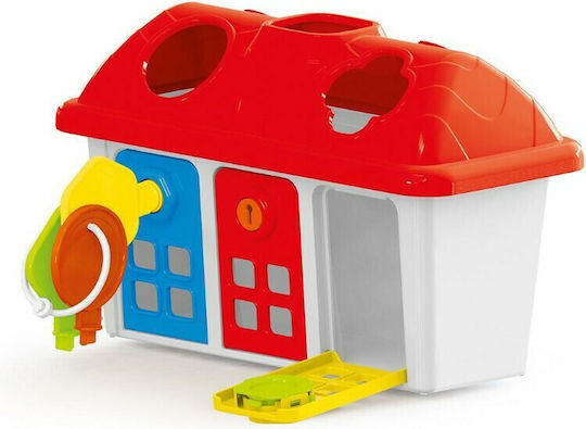 Dolu Παιχνίδι Ταξινόμησης Σχημάτων Shape Sorter Happy House with Lockable Doors για 12+ Μηνών