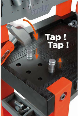 Smoby Black & Decker Bricolo One για 3+ Ετών 103 εκ. 79τμχ