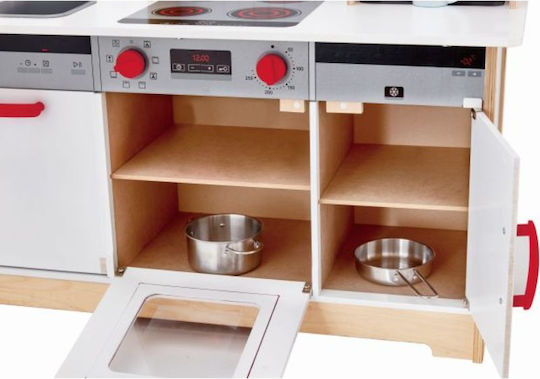 Hape Children's Kitchen All in 1 Kitchen made of Wood for 3+ years Years 14pcs