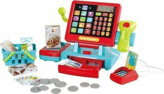 Playgo Touch Count Cash Register for Ages 3+ 22 cm 37 Pieces