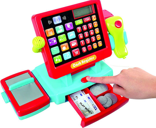 Playgo Touch Count Cash Register for Ages 3+ 22 cm 37 Pieces