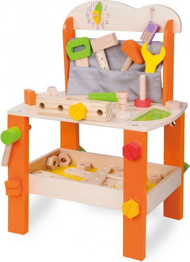 Classic World Tool Bench από Ξύλο για 3+ Ετών 37τμχ