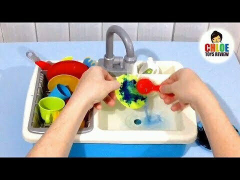 Playgo Sink With Faucet & Kitchenware for 3+ Years 20pcs