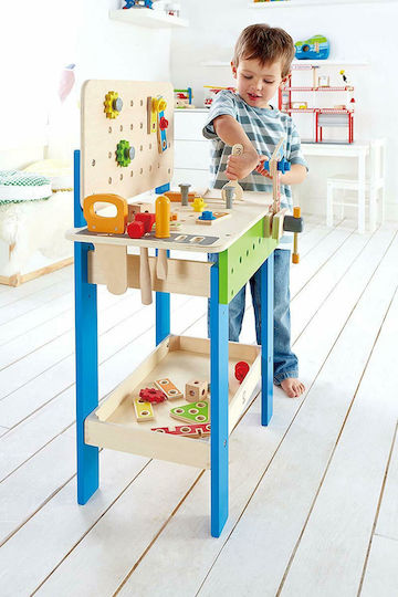 Hape Kids Wooden Workbench for 3+ Years 13 cm 35 Pieces