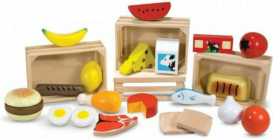 Melissa & Doug Kochspielzeug / Küchenutensilien Lebensmittelgruppen aus Holz