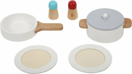 Gerardo’s Toys Κουζίνα Scarlet από Ξύλο για 3+ Ετών 101 εκ. 14τμχ