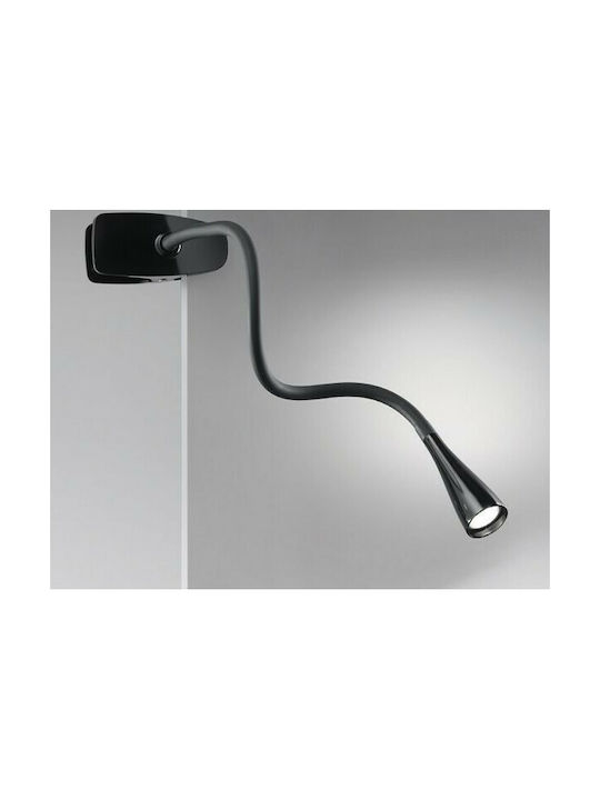 Perenz 5913/N LED Lumină de Birou cu Braț Flexibil în Culoarea Negru