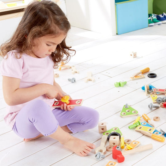 Hape Fix-It Wooden for Ages 3+ 14 cm 17 Pieces