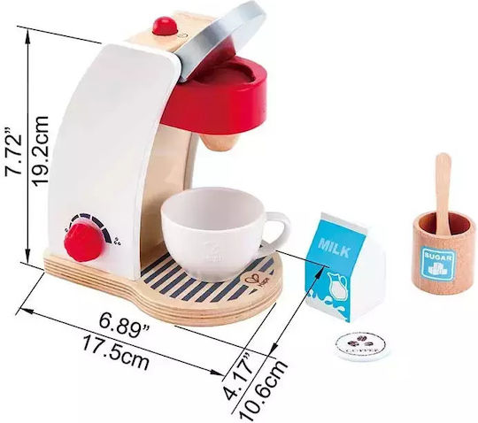Hape My Coffee από Ξύλο για 2+ Ετών 6τμχ