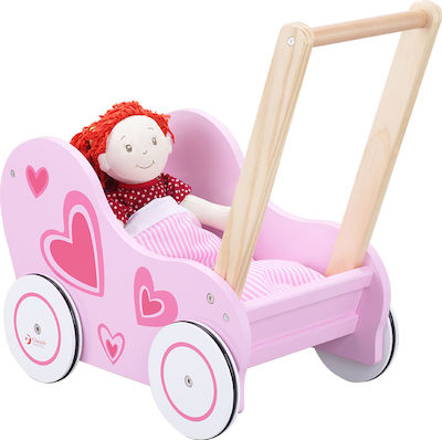 Classic World Doll Stroller Καρότσι Κούκλας Ξύλινo made of Wood 2812